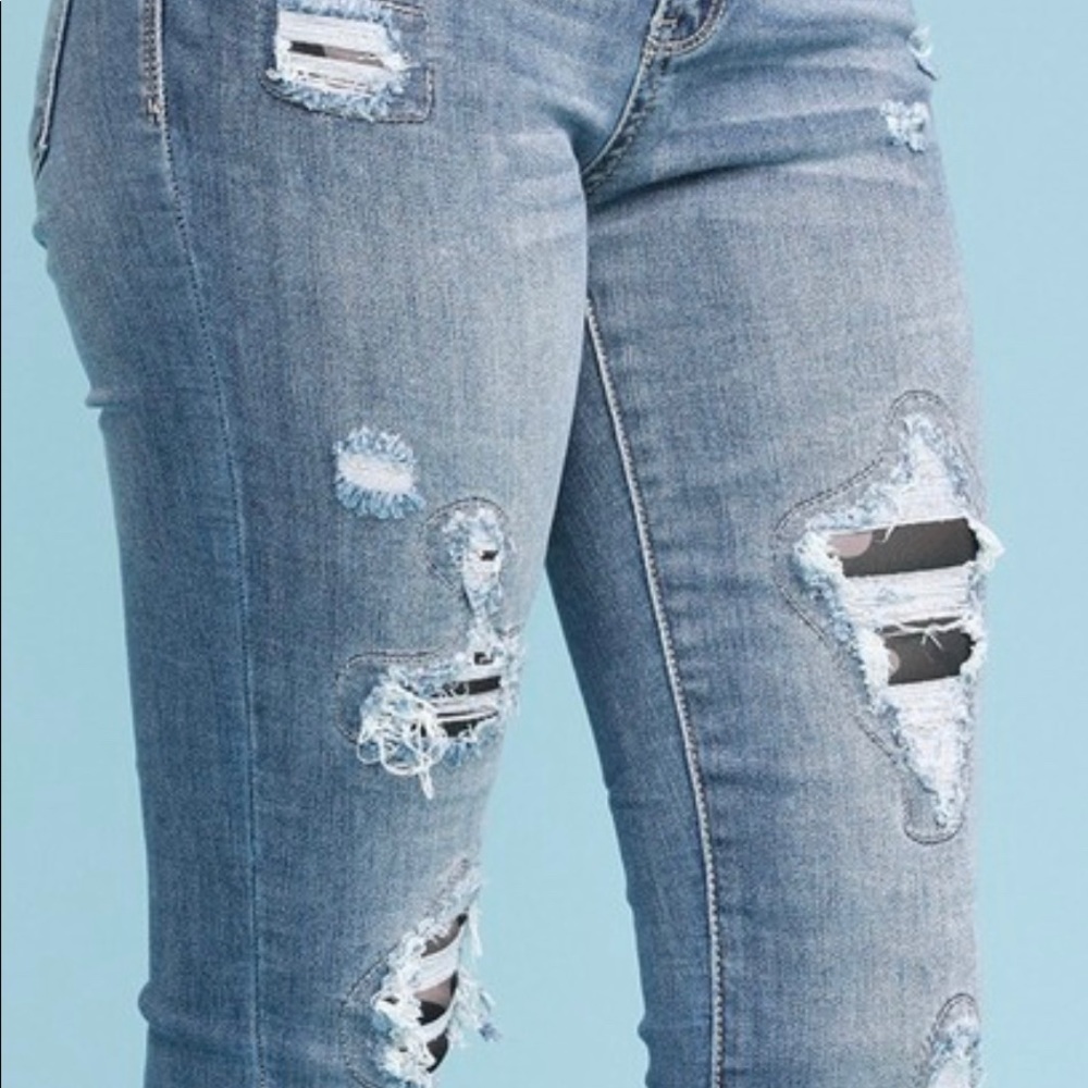 Plus size Judy Blue Camo Jeans